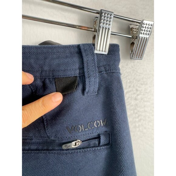 Volcom Men's Frickin Skate Chino Pants navy 90s skater grunge sz L - Picture 4 of 9